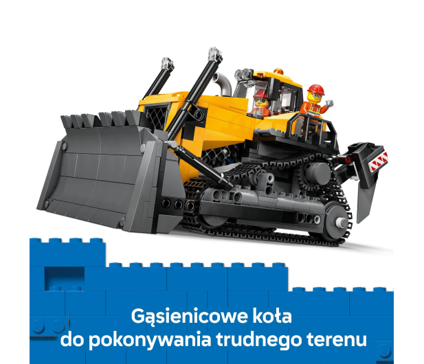LEGO City 60466 Żółty buldożer z ładowarką - 1331643 - zdjęcie 5